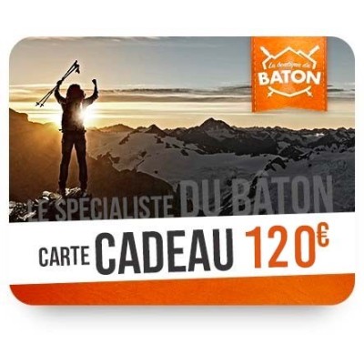 Carte cadeau de 120€ Carte cadeau de 120€
