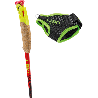 Leki - Vertical K Bright Red - Neon yellow Leki - Vertical K Bright Red - Neon yellow
