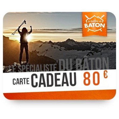 Carte cadeau de 80€ Carte cadeau de 80€