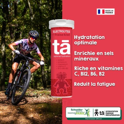 Tâ -ELECTROLYTES Fraise Kiwi Tâ -ELECTROLYTES Fraise Kiwi