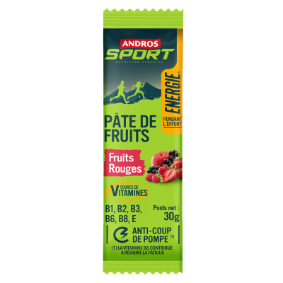 Andros - Pâtes De Fruits Vitaminées Fruits Rouge Andros - Pâtes De Fruits Vitaminées Fruits Rouge