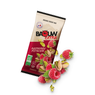 Baouw - Barre Énergétique Bio Framboise pistache Baouw - Barre Énergétique Bio Framboise pistache