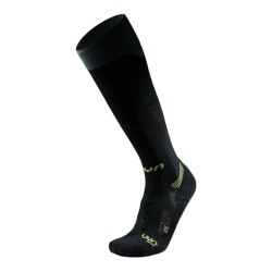 Uyn - Chaussettes M Run Compression One Black Grey Lime Uyn - Chaussettes M Run Compression One Black Grey Lime