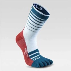 Uyn - Chaussettes Runner's Five White Blue Red Uyn - Chaussettes Runner's Five White Blue Red