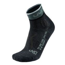 Uyn  - Chaussettes W Trekking One Cool Low Cut Anthracite/Green