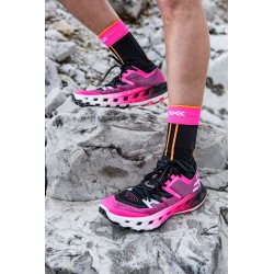 X-Socks - Chaussettes Trail Run Terraskin Expert Crew Fluopink/Black