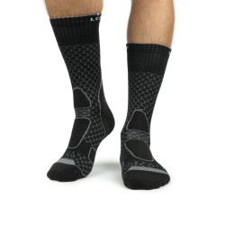 La Chaussette de France - Trekker High Noir/Gris