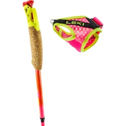 Leki - UltraTrail FX.One Superlite Neonpink 2026 – Bâtons trail ultra légers